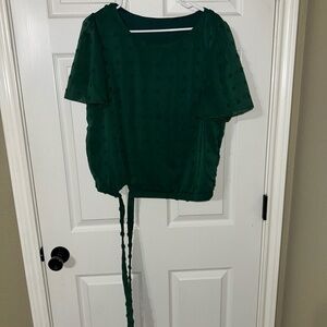 Elegant Green Women's Top